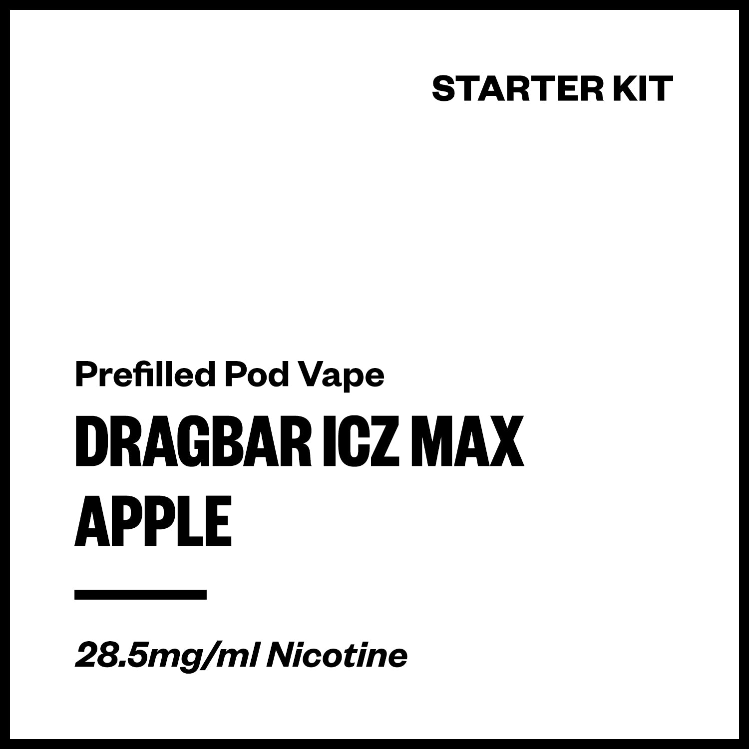 dragbar-icz-max-kit-apple.jpg Dragbar ICZ Max - Apple (Starter Kit) - Image 1