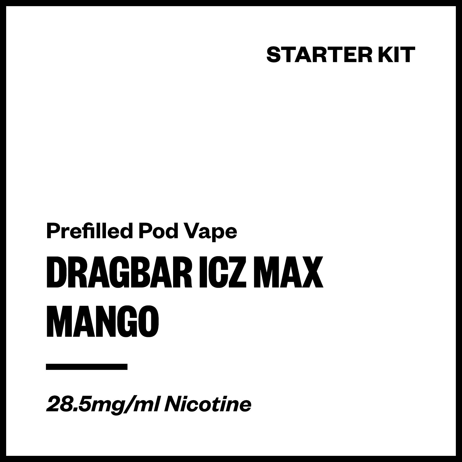 dragbar-icz-max-kit-mango.jpg Dragbar ICZ Max - Mango (Starter Kit) - Image 1