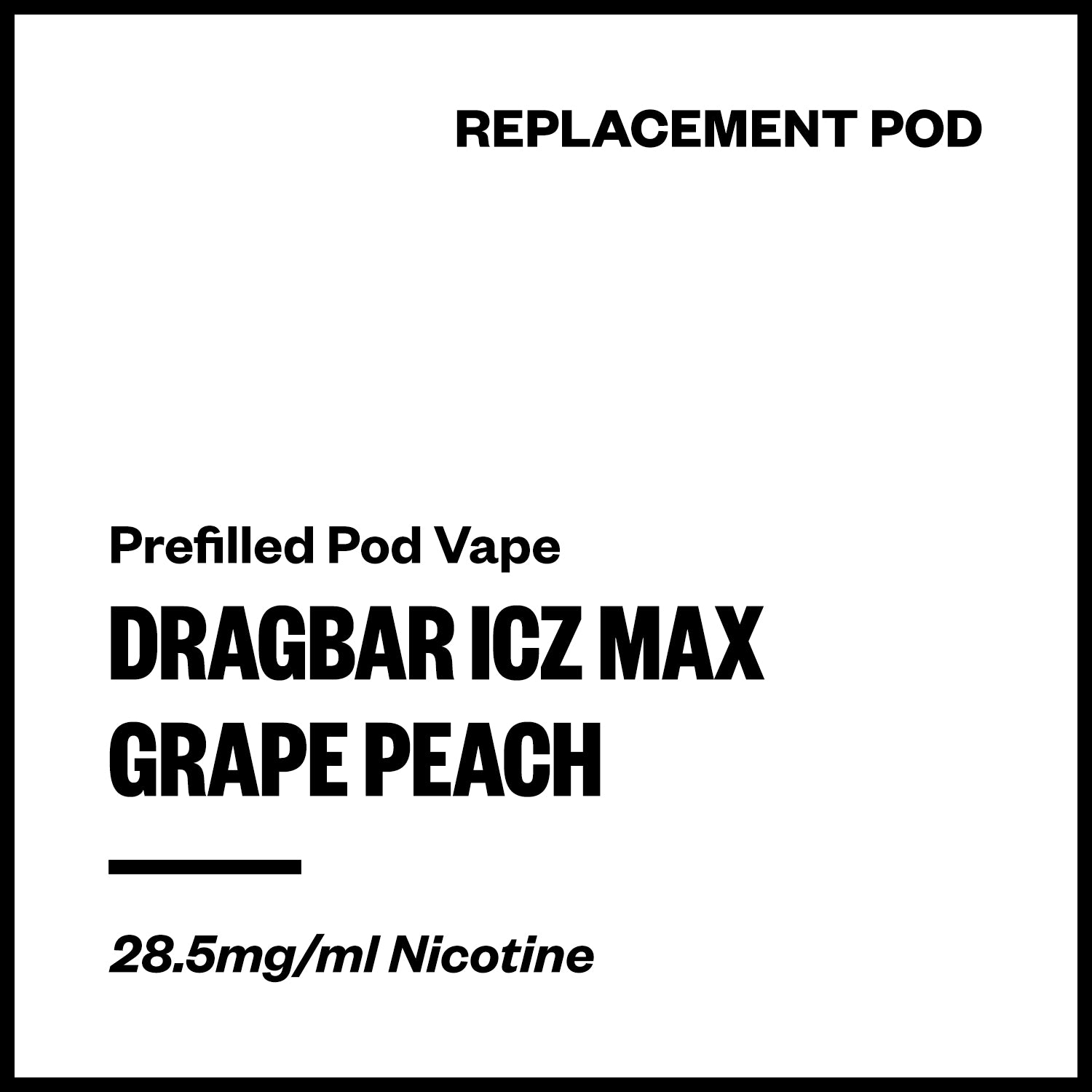 dragbar-icz-max-pod-grape-peach.jpg Dragbar ICZ Max - Grape Peach (Replacement Pod) - Image 1