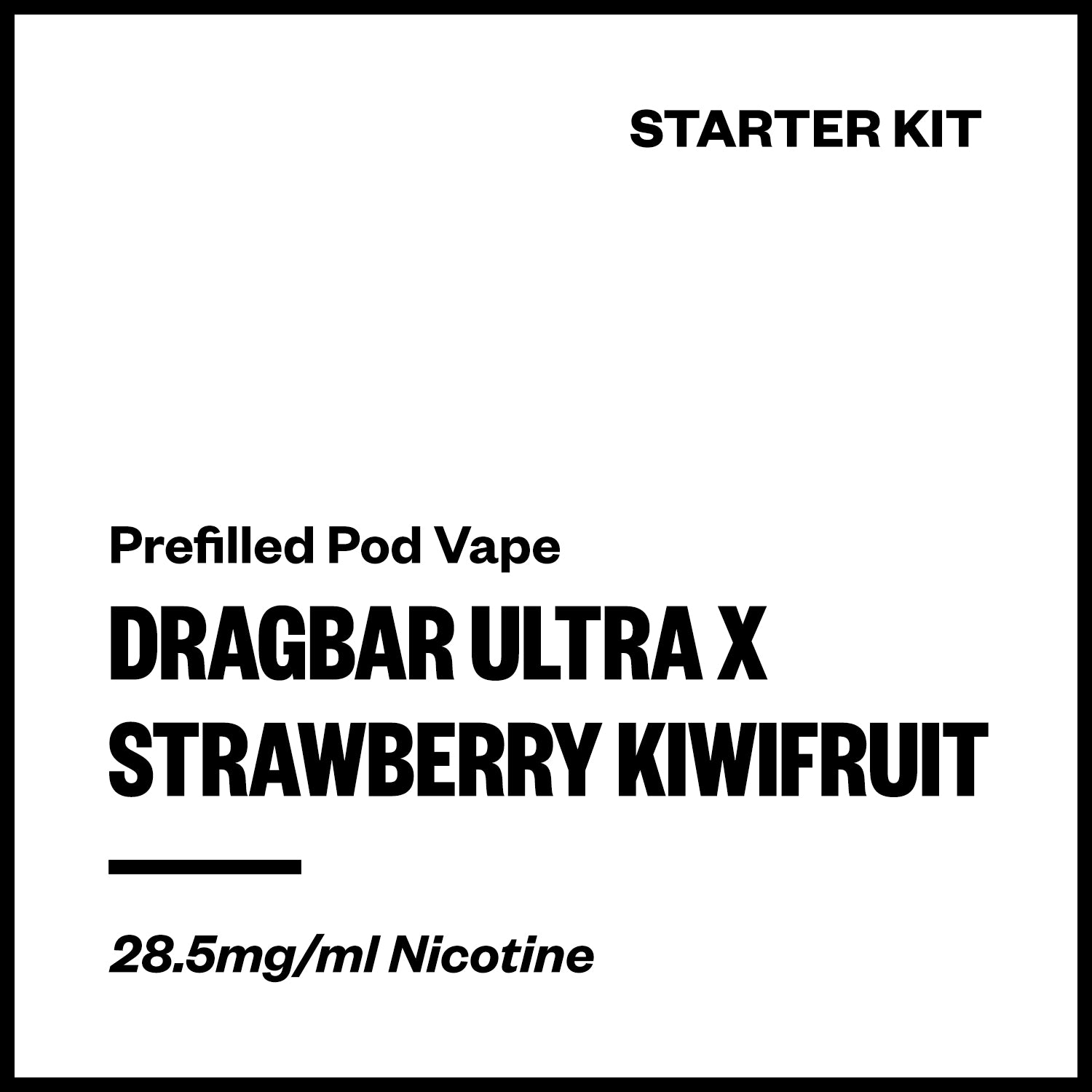 dragbar-ultra-x-kit-strawberry-kiwifruit.jpg Dragbar Ultra X - Strawberry Kiwifruit (Starter Kit) - Image 1