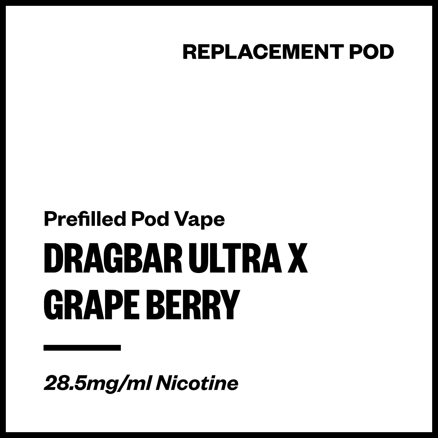 dragbar-ultra-x-pod-grape-berry.jpg Dragbar Ultra X - Grape Berry (Replacement Pod) - Image 1