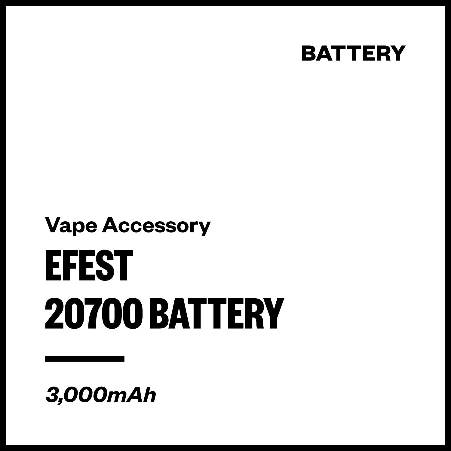 efest-20700-battery.jpg Efest 20700 Battery (3,000mAh) - Image 1