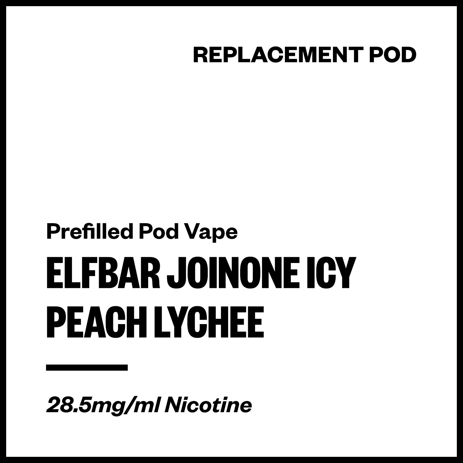 elfbar-joinoneicy-pod-peach-lychee.jpg Elfbar JoinOne Icy - Peach Lychee (Replacement Pod) - Image 1