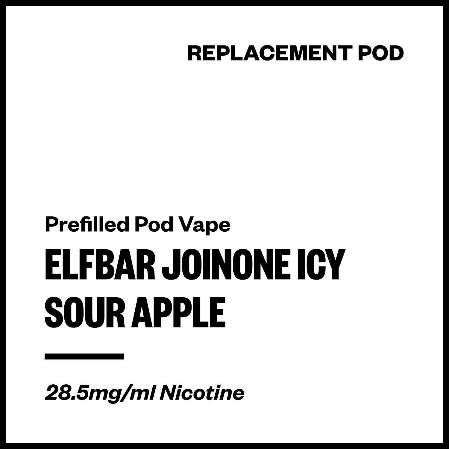 elfbar-joinoneicy-pod-sour-apple.jpg Elfbar JoinOne Icy - Sour Apple (Replacement Pod) - Image 1