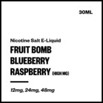 Fruit Bomb - Blueberry Raspberry (High MG Nic Salt E-Liquid 30ml)
