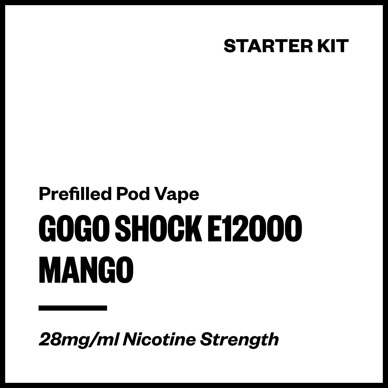 gogo-shock-e12000-kit-mango.jpg GoGo Shock E12000 - Mango (Starter Kit) - Image 1