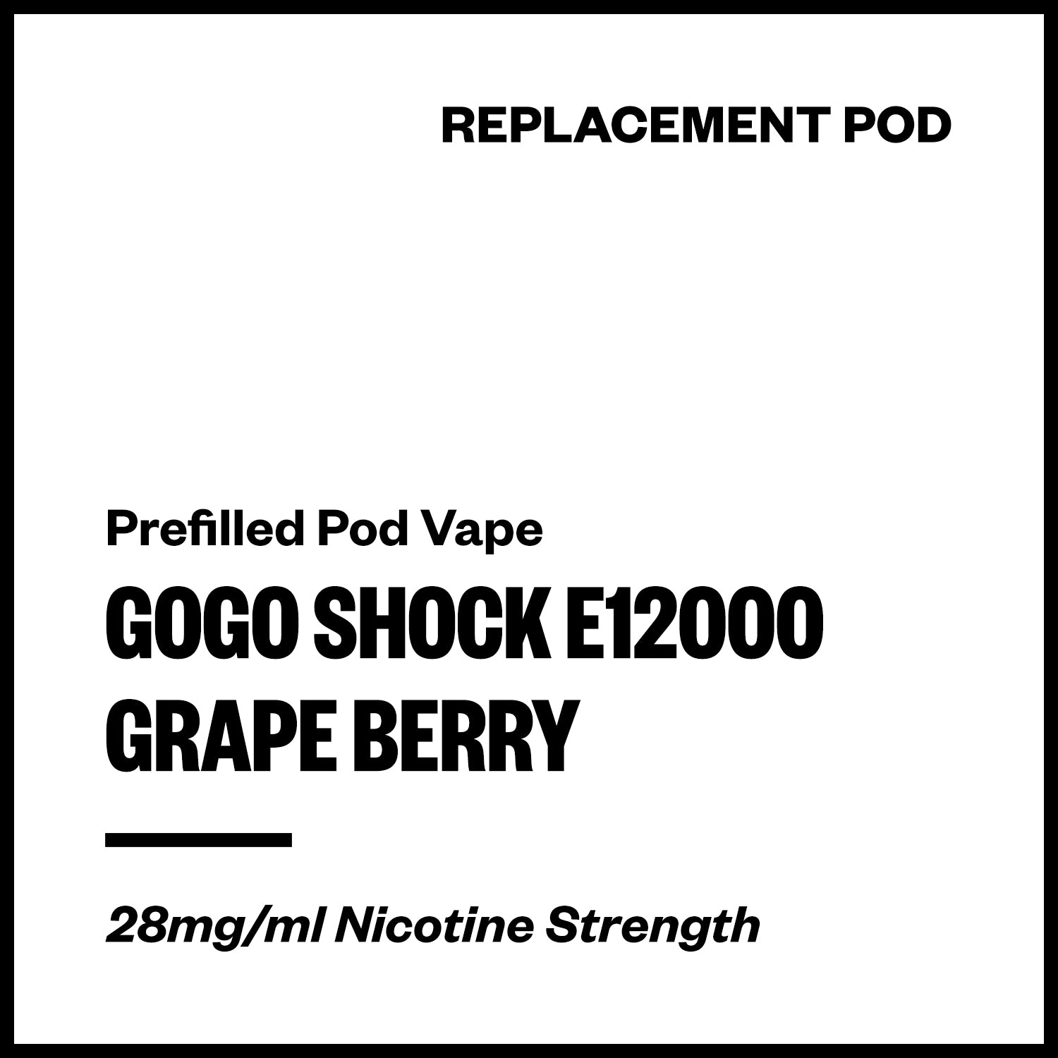 gogo-shock-e12000-pod-grape-berry.jpg GoGo Shock E12000 - Grape Berry (Replacement Pod) - Image 1