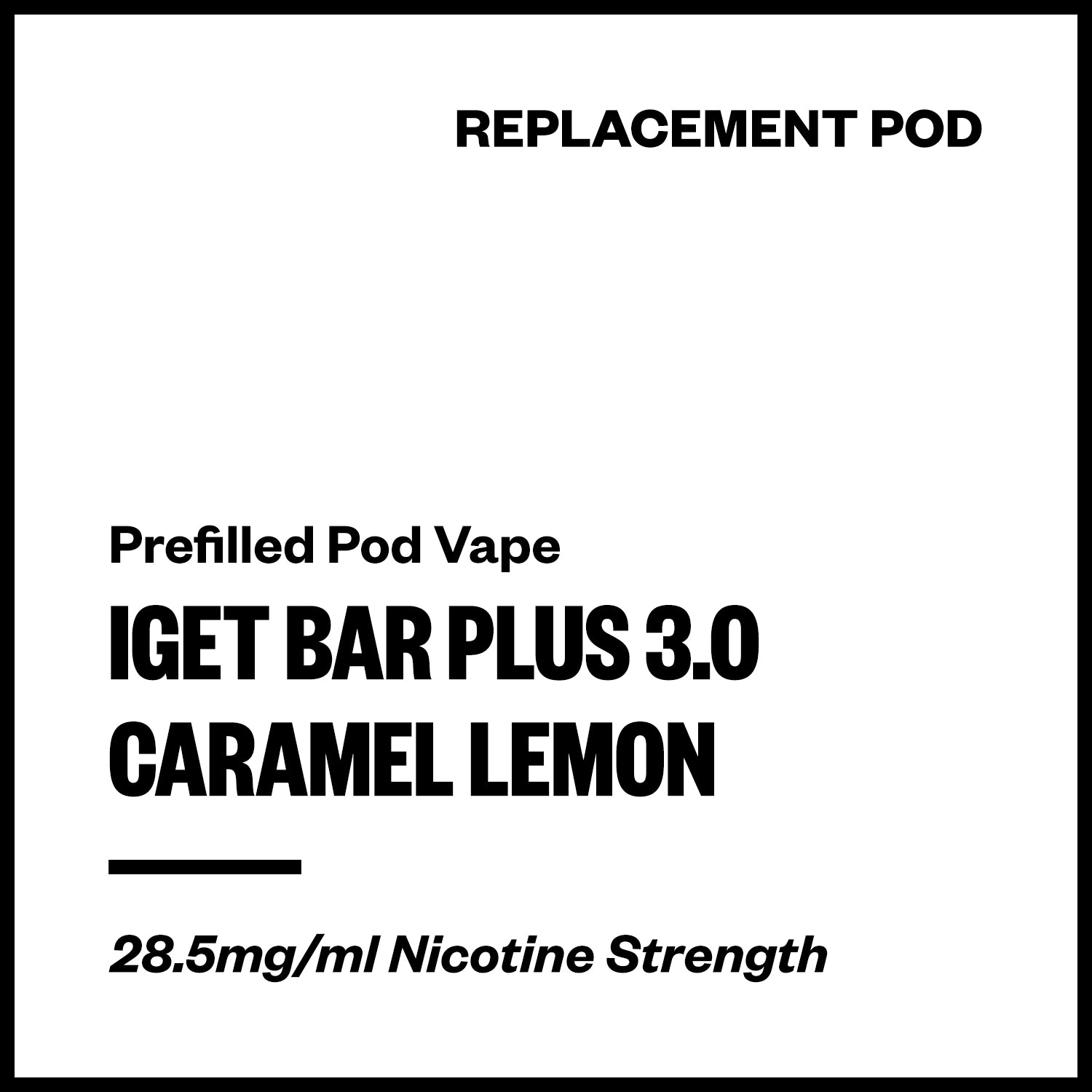 iget-bar-plus-3-pod-caramel-lemon.jpg IGET Bar Plus 3.0 - Caramel Lemon (Replacement Pod) - Image 1