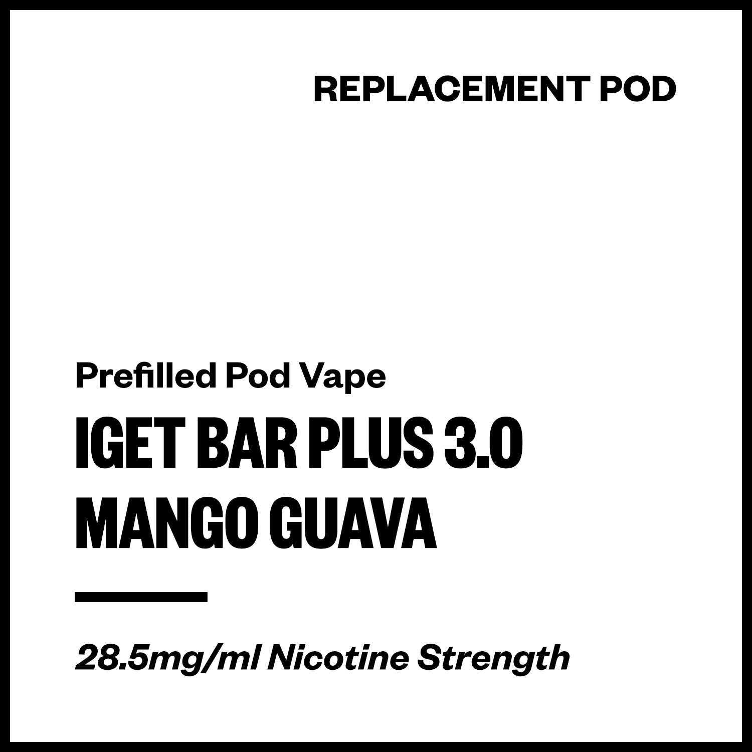 iget-bar-plus-3-pod-mango-guava.jpg IGET Bar Plus 3.0 - Mango Guava (Replacement Pod) - Image 1