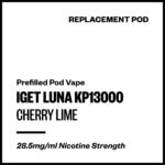 IGET Luna KP13000 - Cherry Lime (Replacement Pod)