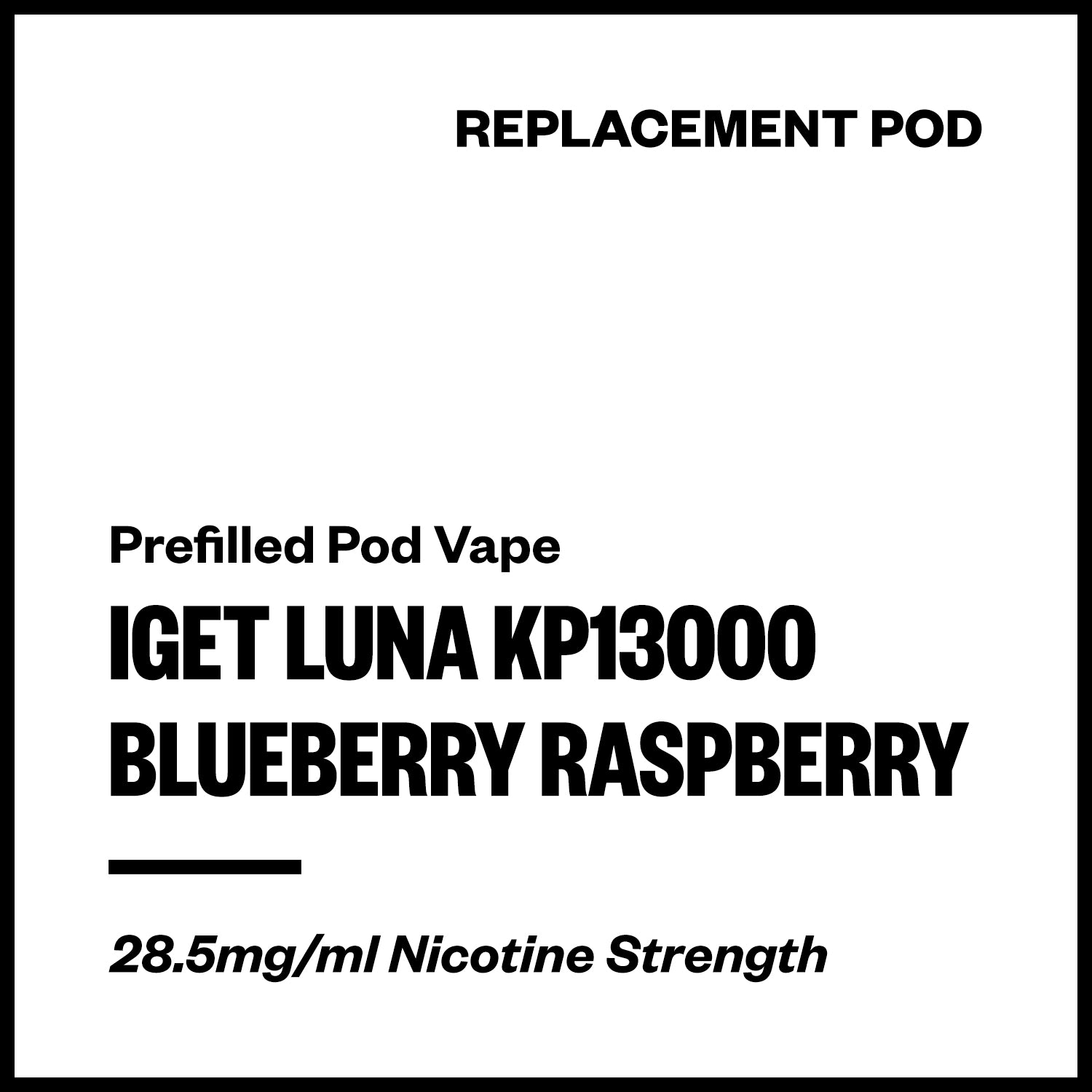 iget-luna-kp13000-pod-blueberry-raspberry_9e8687ad-8924-4cc7-9588-43f882930c96.jpg IGET Luna KP13000 - Blueberry Raspberry (Replacement Pod) - Image 1