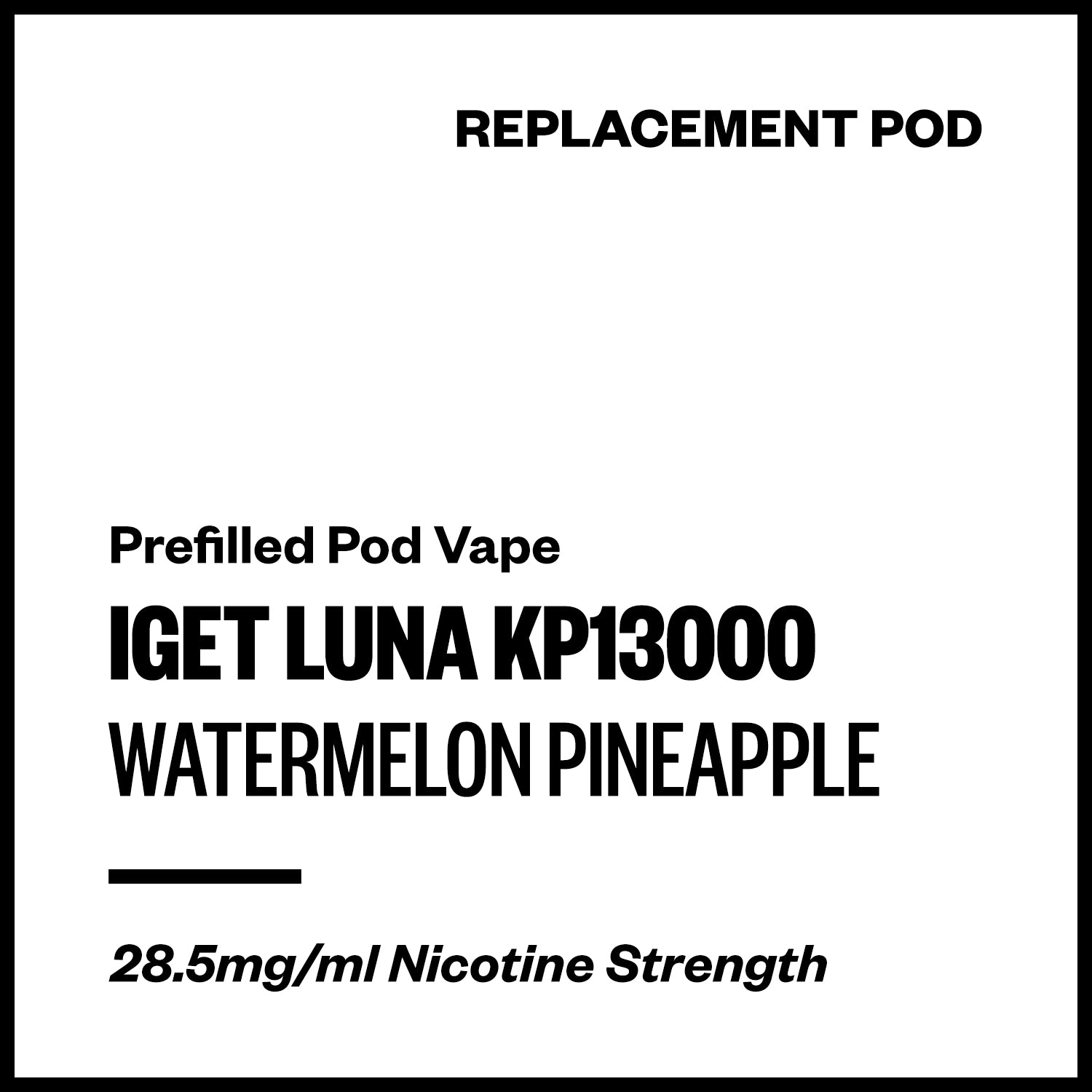 iget-luna-kp13000-watermelon-pineapple.jpg IGET Luna KP13000 - Watermelon Pineapple (Replacement Pod) - Image 1