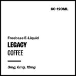 Legacy - Coffee (Freebase E-Liquid) - 60ml / 3mg/mL Nicotine Content