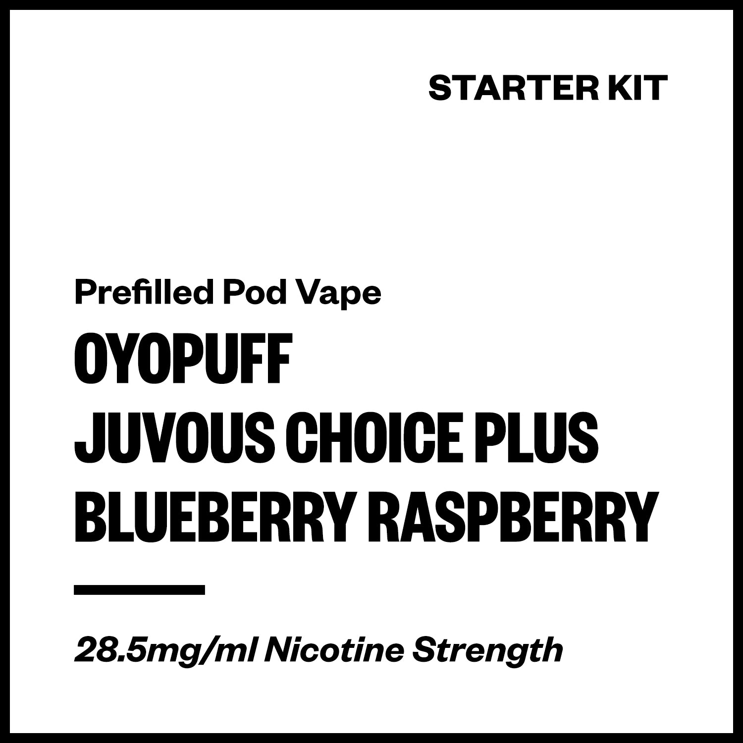 oyopuff-juvous-choice-plus-kit-blueberry-raspberry.jpg Oyopuff Juvous Choice Plus - Blueberry Raspberry (Starter Kit) - Image 1