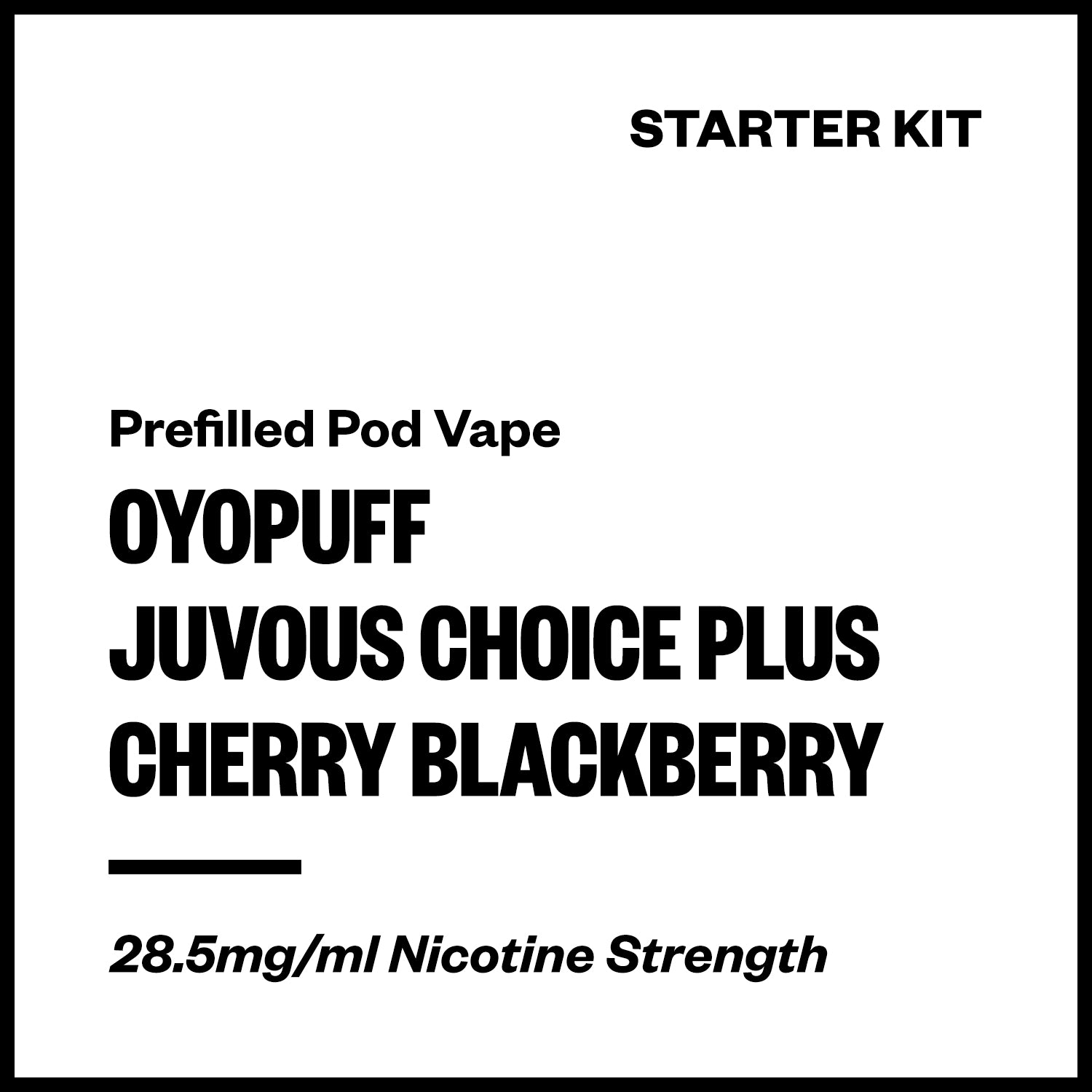 oyopuff-juvous-choice-plus-kit-cherry-blackberry.jpg Oyopuff Juvous Choice Plus - Cherry Blackberry (Starter Kit) - Image 1