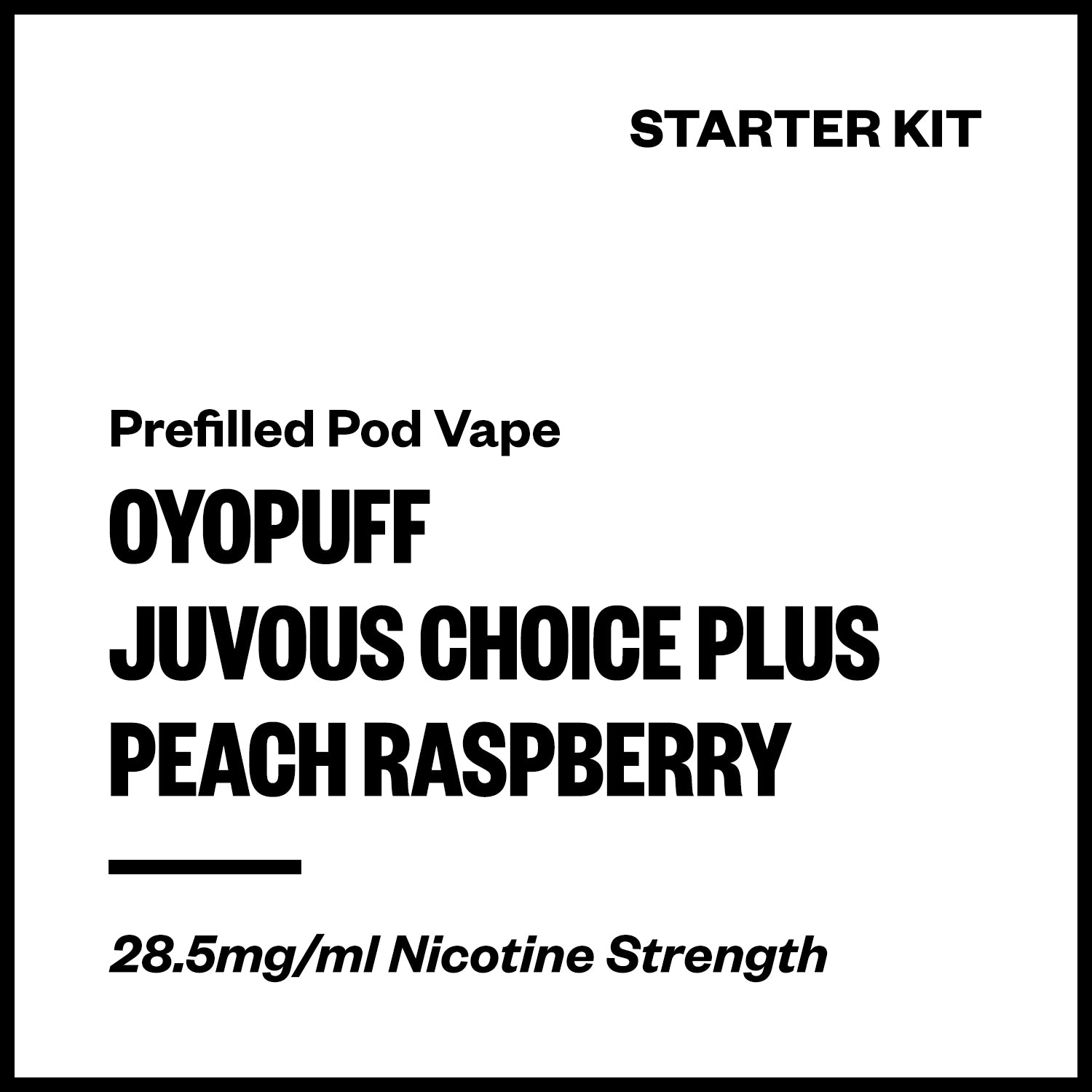 oyopuff-juvous-choice-plus-kit-peach-raspberry.jpg Oyopuff Juvous Choice Plus - Peach Raspberry (Starter Kit) - Image 1
