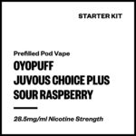 Oyopuff Juvous Choice Plus - Sour Raspberry (Starter Kit)