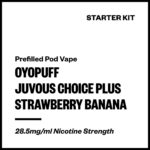 Oyopuff Juvous Choice Plus - Strawberry Banana (Starter Kit)