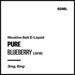 Pure - Blueberry (Low MG Nic Salt E-Liquid 60ml)