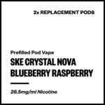SKE Crystal Nova - Blueberry Raspberry (2x Replacement Pods)