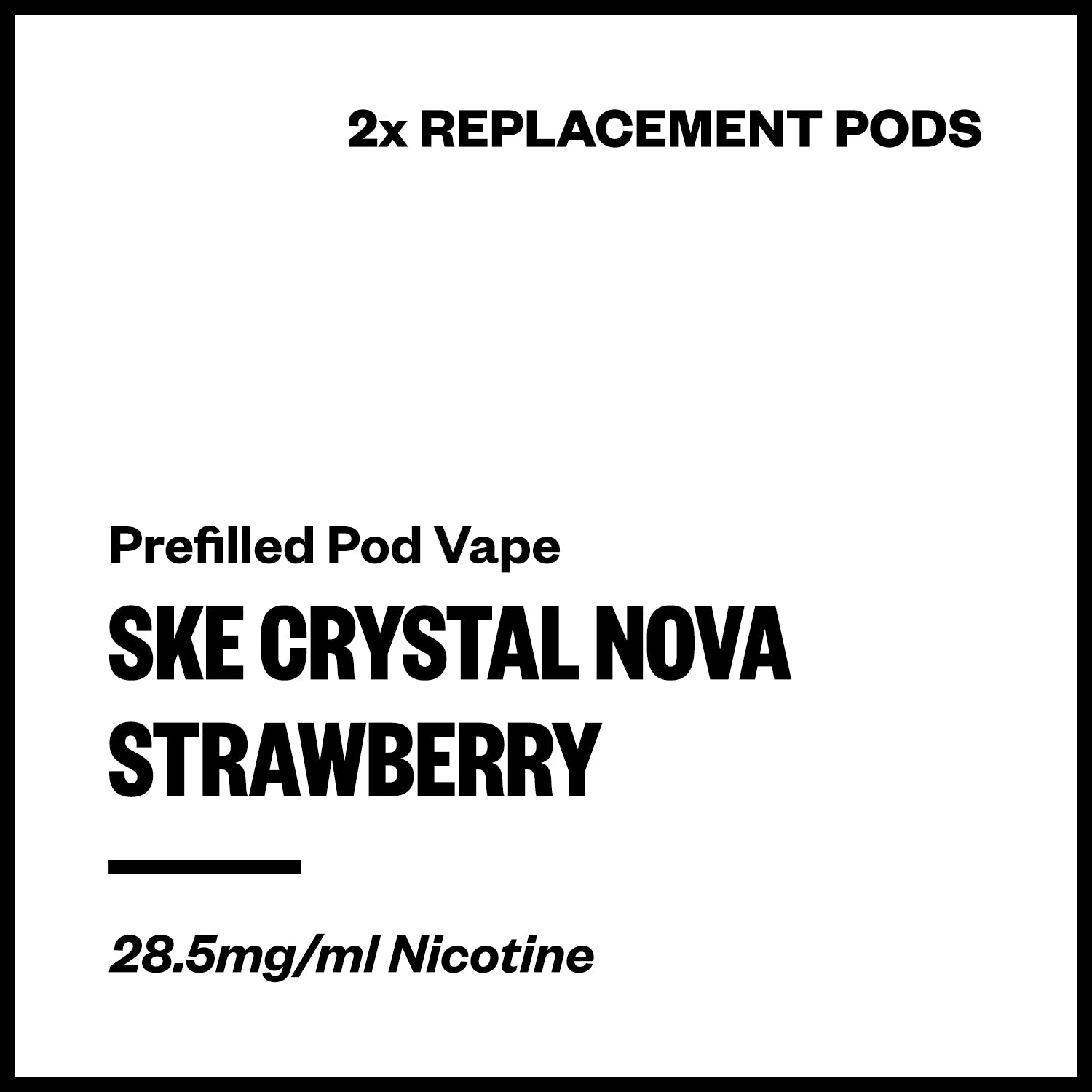 ske-crystal-nova-pods-strawberry.jpg SKE Crystal Nova - Strawberry (2x Replacement Pods) - Image 1