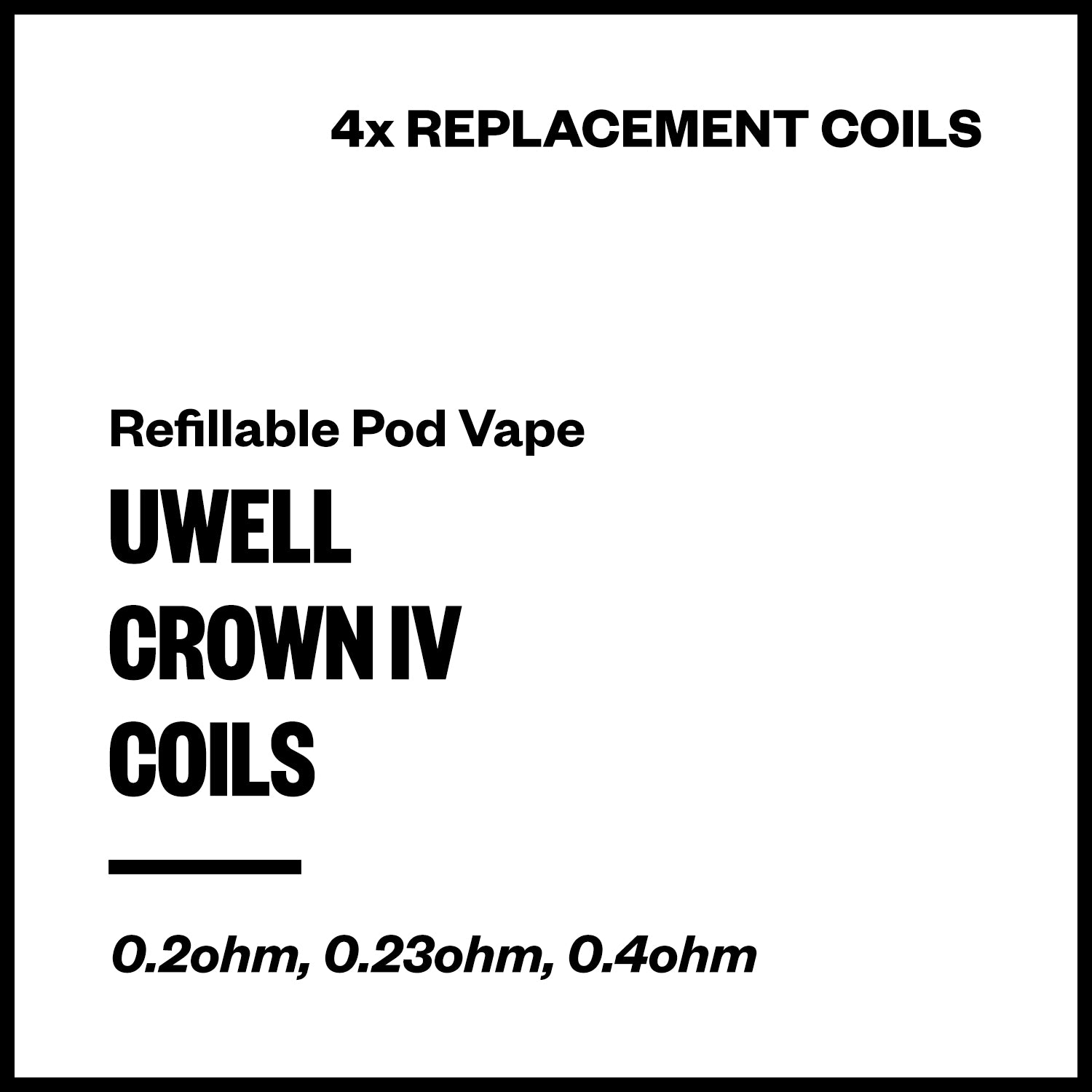 uwell-crown-iv-coils.jpg UWell Crown IV Coils (4 Pack) - Image 1