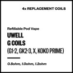 Uwell Caliburn G Coils (for Caliburn G1-2/X/GK2-3/Koko Prime/etc) [4 Pack]