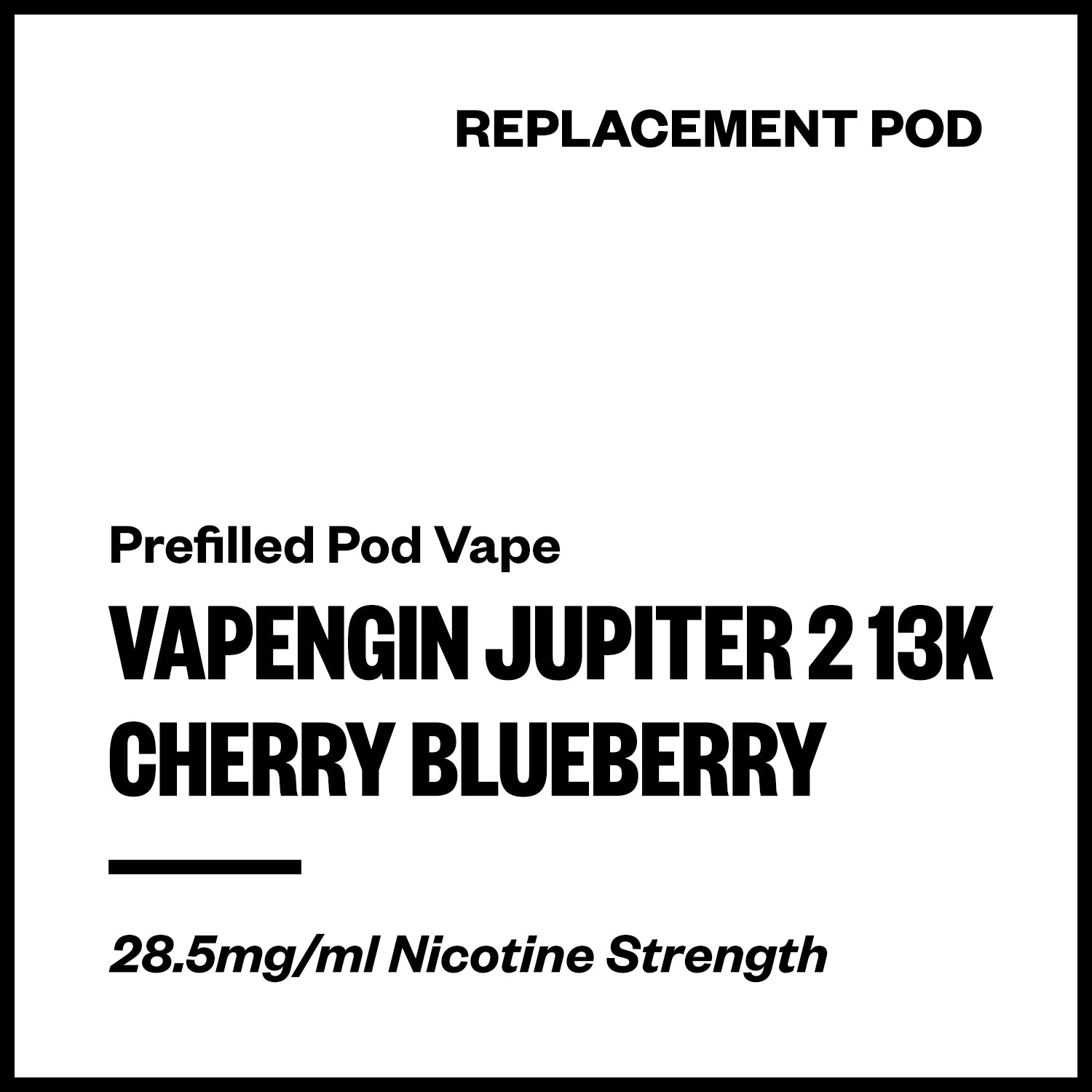 vapengin-jupiter-2-13k-pod-cherry-blueberry.jpg Vapengin Jupiter 2 - Cherry Blueberry (13,000 Puffs Replacement Pod) - Image 1