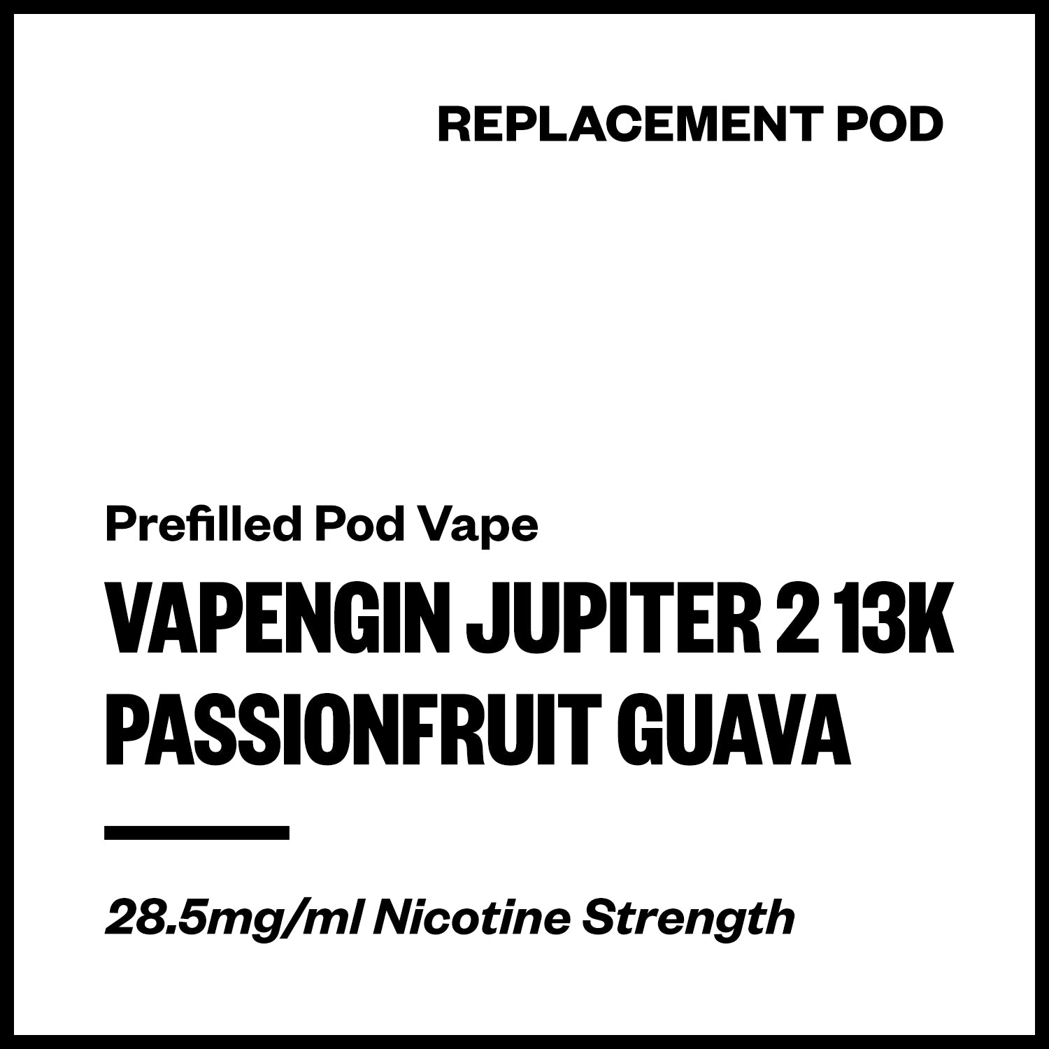 vapengin-jupiter-2-13k-pod-passionfruit-guava.jpg Vapengin Jupiter 2 - Passionfruit Guava (13,000 Puffs Replacement Pod) - Image 1