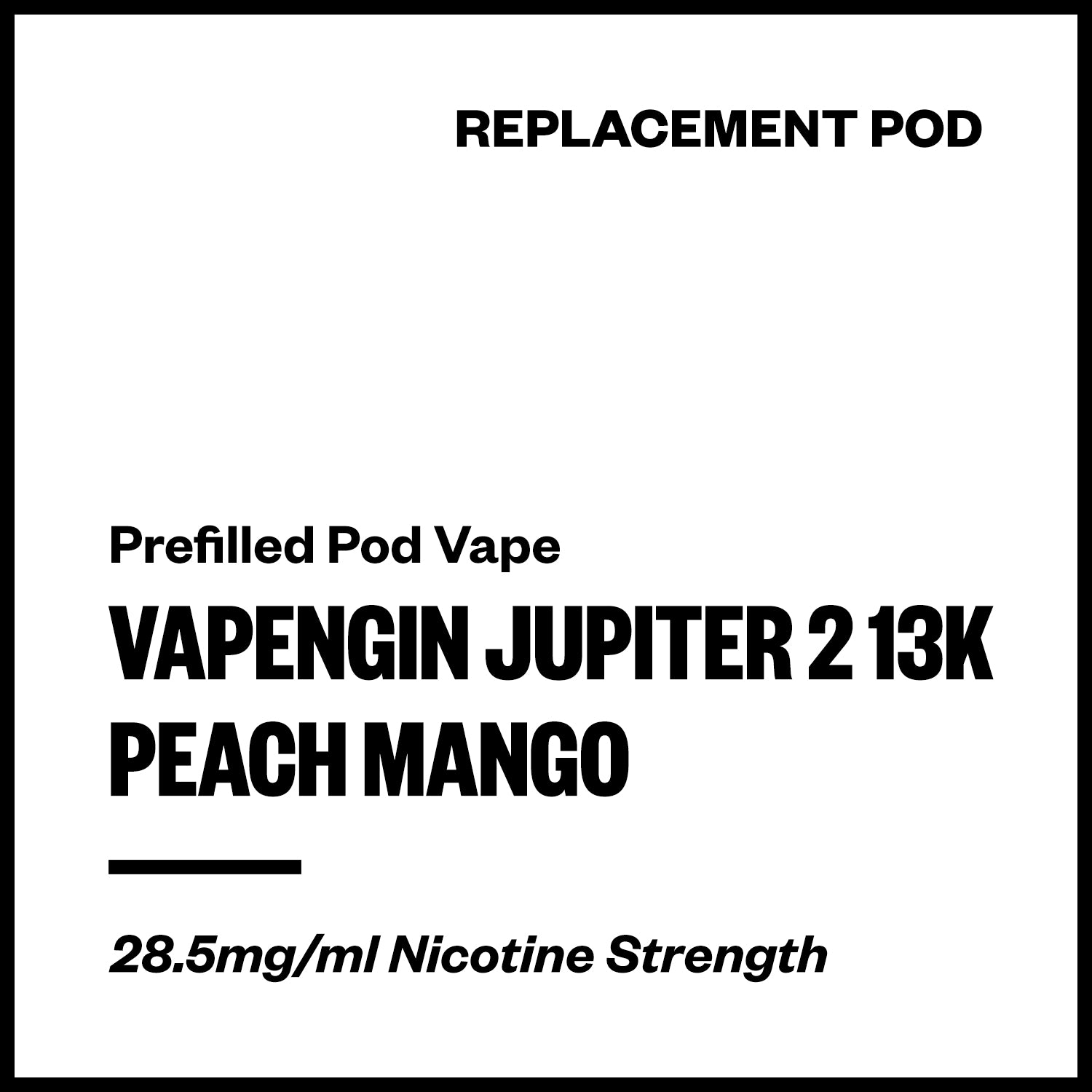 vapengin-jupiter-2-13k-pod-peach-mango.jpg Vapengin Jupiter 2 - Peach Mango (13,000 Puffs Replacement Pod) - Image 1