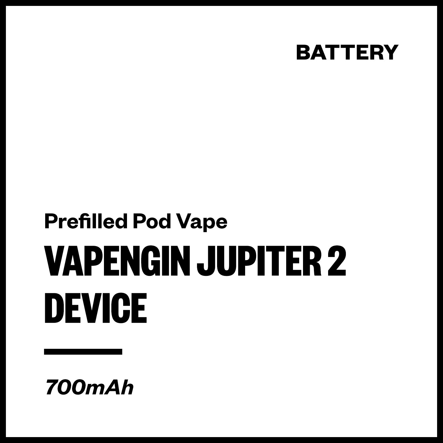 vapengin-jupiter-2-battery.jpg Vapengin Jupiter 2 Device - (Battery Only) - Image 1