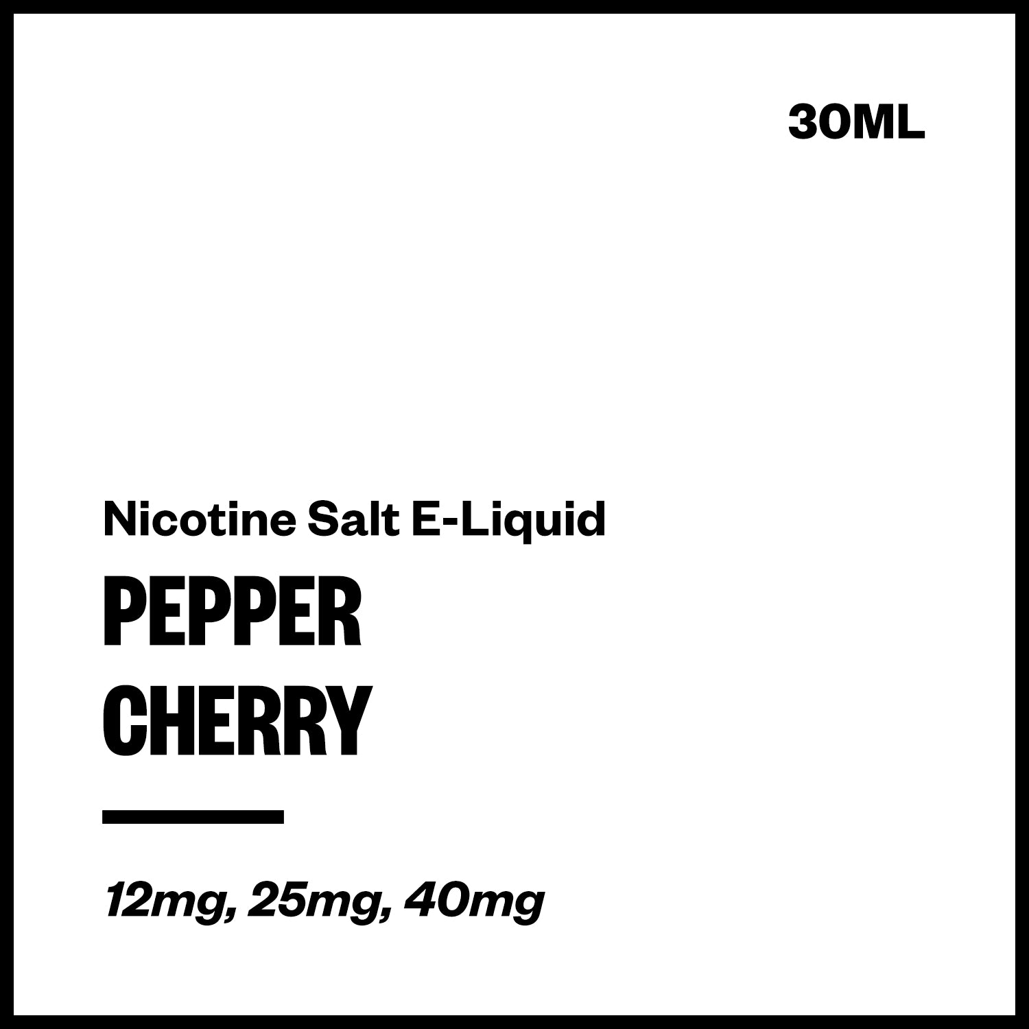 vapourium-pepper-cherry.jpg Pepper - Cherry (Nic Salt E-Liquid 30ml) - Image 1
