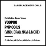 Voopoo PnP Replacement Coils (for Vinci; Drag; Navi; etc) [5 Pack]